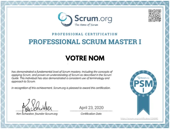 certification professional scrum master PSM I