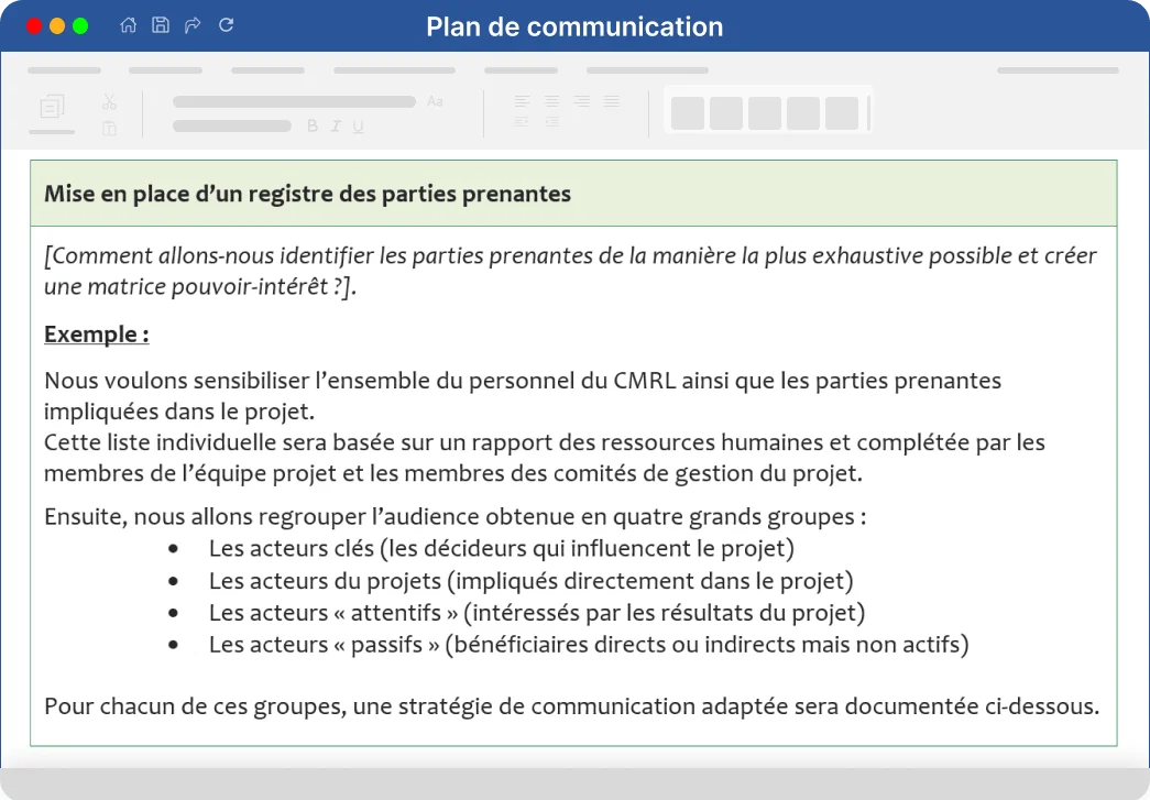 kit-Plan de communication