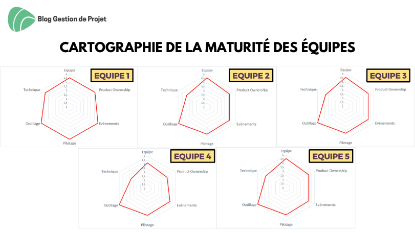 Cartographie de la maturité des équipes Cartographie de la maturité des équipes