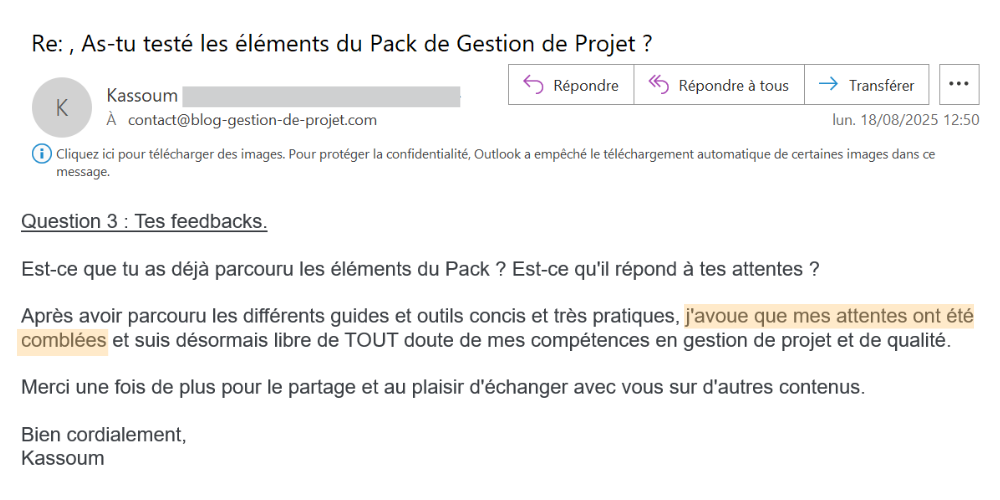 Témoignage de Kassoum Pack GP Témoignage de Kassoum Pack GP